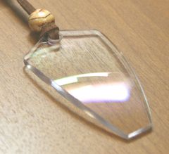 ペンダントルーペ　【逆三角型  NO20】　拡大ルーペ 　老眼　ペンダントルーペ