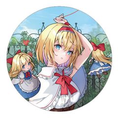 希少!!　八雲 紫　BIG缶バッジ 東方project ダイソー BIGホログラム缶バッジ（八雲紫） - メルカリ