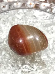縞瑪瑙（めのう・カーネリアン）希少　⭐️美品 カーネリアン（縞メノウ） [016203-6303] : 天然石、宝石ルース