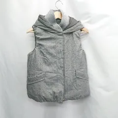 ◇ ⊆ アクチュエル カジュアル 無 ダウンベスト サイズ002 グレー系 レディース E  【1505220004078】