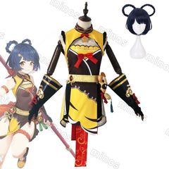 新品 原神 香菱 シャンリン コスプレ衣装 原神 げんしん ヒロイン Xiangling コスプレ衣装 コスチューム ハロウィン クリスマス 制服 大人 