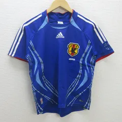 C■アディダス/adidas 日本代表 サッカー ユニフォーム【150】青/KIDS■89【中古】■
