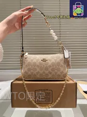 【今日特価】Coach コーチ ノリータ麻雀バッグ19新作シリーズ 柔らかいクリームカラーが人気-WTO輸入1