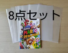 A4 クリアホルダー  7枚　スーパーマリオ3Dワールド ノート　 8点セット 　文房具 まとめ売り