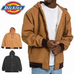 Dickiesディッキーズダック地アクティブジャケットフェード炭黒短丈