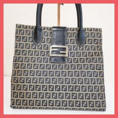 郵便局様専用!  送無!フェンディFENDI ズッキーノ柄マンマバケット トートバッグFF