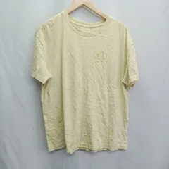 ◇ ⊂ Φ NIKE ナイキ ロゴプリント 半袖 Tシャツ サイズXXL イエロー系 メンズ E  【1410290031636】