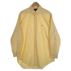 Ralph Lauren ラルフローレン YARMOUTH ボタンダウンシャツ コットンオックスフォード イエロー Size 16 1/2