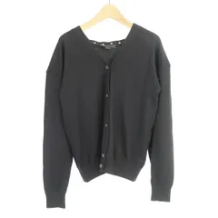ALEXANDER WANG アレキサンダーワン バックシースルーカーディガン ブラック XSのサムネイル