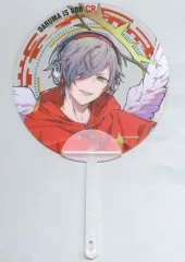 【中古】うちわ・扇子 だるまいずごっど Crazy Raccoon クリアうちわ 「Crazy Raccoon×GiGOキャンペーン第2弾」