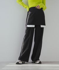 夢展望公式 [新品未使用] パンツスカートセット [ブラック] 他カラー別ページ有 bohmal パンツ ワイドパンツ・ガウチョパンツ（フルレングス） 535786-02