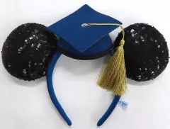 【中古】アクセサリー(非金属) ミッキーマウス(角帽) スパンコールカチューシャ 「ディズニー」 東京ディズニーリゾート限定