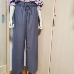 ★新品タグ付き★BLUEFRONCE/ROBE　★定価16280円★レディースワイドパンツ　春秋