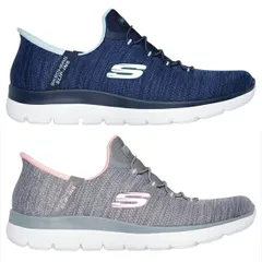 【当日出荷】スケッチャーズ skechers スニーカー レディース 150264 スリップインズ：サミッツ - エブリデイ セットHands Free Slip-ins Summits-everyday ネイビー/アクア 24.0cm