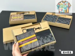 【本日限定特価】コーチ メンズウォレットセット 専用ギフトボックス付き[本日特価|新品未使用品]