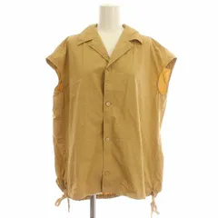 アストラット ASTRAET ノースリーブ シャツ ブラウス プリーツ F ベージュ /☆Gのサムネイル