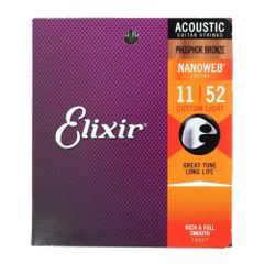 Elixir アコースティックギター弦11-52 #16027 エリクサー