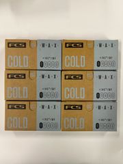 FCS サーフィン ワックス 【真冬用 COLD×6】