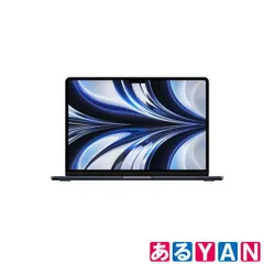[YAN] (新品未開封）アップル 13インチ MacBookAir MLY33J/A ミッドナイト 8コアCPU 8コアGPU AppleM2チップ 256GBSSD