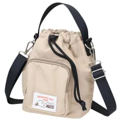 スヌーピー ショルダーバッグ 2way巾着ショルダーバッグ ORDINARY DAY ピーナッツ カミオジャパン 斜め掛けかばん 手持ち 軽量 キャラクター グッズ 