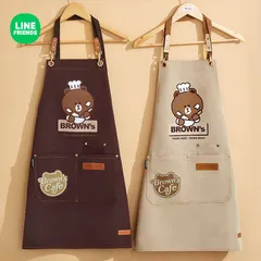 エプロン LINE FRIENDS 正規品 カフェエプロンのサムネイル