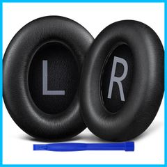 【特価セール】for Bose Noise 交換用 Cancelling 700 (NC700 イヤークッション / NCH700) イヤーパッド 用 ワイヤレスヘッドホン ノイズキャンセリング SOULWIT - 黒