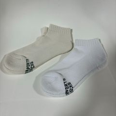 ソックス 靴下 2足セット アンクルソックス 25-27cm ボーダー ライン メンズ キースポーツ KEE SPORTS 2P STANDARD SOCKS