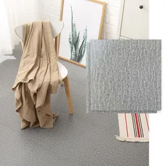 SONGSONG フロアタイル 44枚セット 2畳より大きい 床 防水 引っかき防止 かつ火傷防止のフローリング 置くだけ クッションフロア フローリングシート貼るだけ 浴室 玄関 フロアシート トレイ フロリングシート 接着剤不要 初心者ok 0