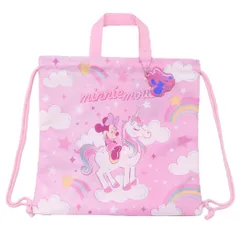 【メール便】ミニーマウス ナップザック ナップサック ユニコーンドリーム 新入学 ディズニー 丸眞 体操着入れ 体操着カバン 子供 キャラクター グッズ 