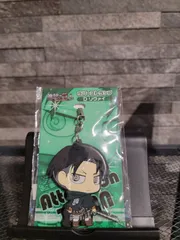 【在庫ラスト】レア物‼️ 進撃の巨人 ラバーストラップ ちみキャラ リヴァイ 兵長