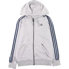 古着 アディダス adidas フルジップスウェットシャツ トレーナー メンズM相当/eaa420758