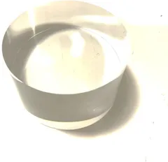 ST TS アクリル キューブ ブロック 撮影台 標本 透明 アクリルパネル ディスプレイスタンド(クリア,  円柱 ８cm(直径)x５cm))