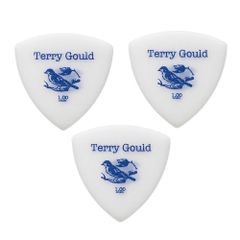 Pickboy ピックボーイ ギターピック GP-TG-RS/100 Terry Gould Sand Grip 1.0mm 3枚入り ホワイト トライアングル ポリアセタール滑り止めピック