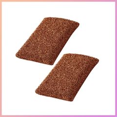 ☆人気商品☆富士商 銅の力 抗菌タワシスポンジ ループ 2個セット 雑菌の繁殖を防止 傷がつかない特殊加工 日本製