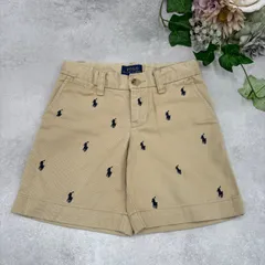 ポロラルフローレン　半ズボン　ショートパンツ　ロゴ刺繍　3T