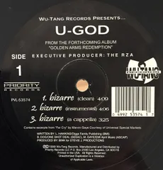 米12” U-God Bizarre PVL53574 Wu-Tang Records, Priority Records /00250