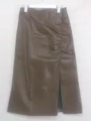 ◇ ◎ ●未使用● DURAS デュラス タグ付き フロントスリット 膝下丈 ナロー スカート サイズM ブラウン系 レディース P  【中古】 【1212020005012】のサムネイル