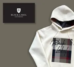 【タグ付き✨】ブラックレーベルクレストブリッジ　パーカー　スウェット　LL XL BLACK lab．】シアーダンボールパーカー