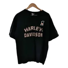 HARLEY DAVIDSON ハーレーダビッドソン SCREAM IN EAGLE 半袖Ｔシャツ ロゴ ブラック（メンズ XL）中古 古着 T5549