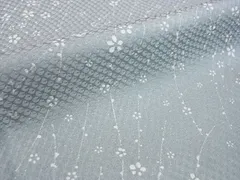 平和屋着物■上質な小紋　小花文　逸品　DAAA0550ea