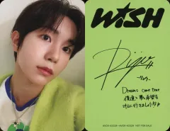 【中古】コレクションカード(男性) NCT WISH/RYO(リョウ)/裏面印刷サイン、メッセージ入り/CD「WISH(初回生産限定盤)」(AVCK-43324～AVCK-43329)封入特典トレーディングカード