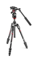 2024年最新】manfrotto 三脚 befree live ビデオ三脚キット mvh400ah付