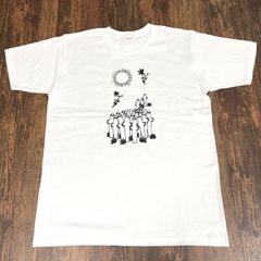 ムーミンキャラクター・ニョロニョロ・プリントTシャツ・白