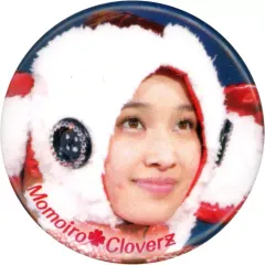 【中古】バッジ・ピンズ(女性) 百田夏菜子(ももいろクローバーZ)/被り物 缶バッジ(レッド) 「ももいろクリスマス 2016～真冬のサンサンサマータイム～」 MOMOガチャ!景品