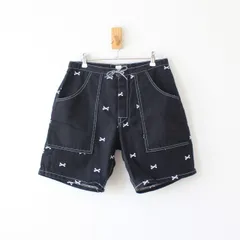 WTAPS EXMA COLLECTION ボーン柄 黒ショートパンツ WTAPS EXMA COLLECTION ボーン柄 黒ショートパンツ WTAPS