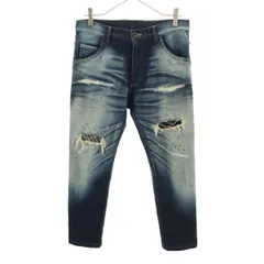 wjk ダヴルジェイケイ 日本製 デニムパンツ M ブルー系 メンズ 古着