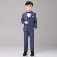 子供 スーツ 男の子 スーツ 5点セット 子供 フォーマル 男 入学式 セットアップ キッズ スーツ チェック柄 男の子 子供服 フォーマル スーツ 上下セット 長袖 キッズ 入学式 スーツ 卒園式 卒業式 七五三 お宮参り【lbbb12】