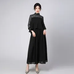 花嫁 ワンピース レディース ドレス パーティードレス シフォンワンピース シンプル ミモレ丈 Aライン およばれ 女子会 二次会 フォーマル 通勤 結婚式 謝恩会 発表会 演奏会 同窓会 成人式 誕生日 可愛い 体型カバー OJSW780