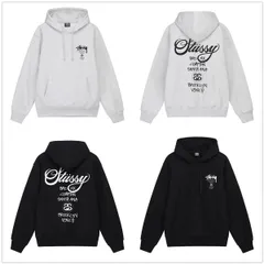 *新品未使用*ステューシー STUSSY WORLD TOUR HOOD HOODIE 3963258 裏起毛 スウェット パーカー[並行輸入]