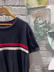 古着　XL　Tシャツ　NAUTICA　ノーティカ　ネイビー